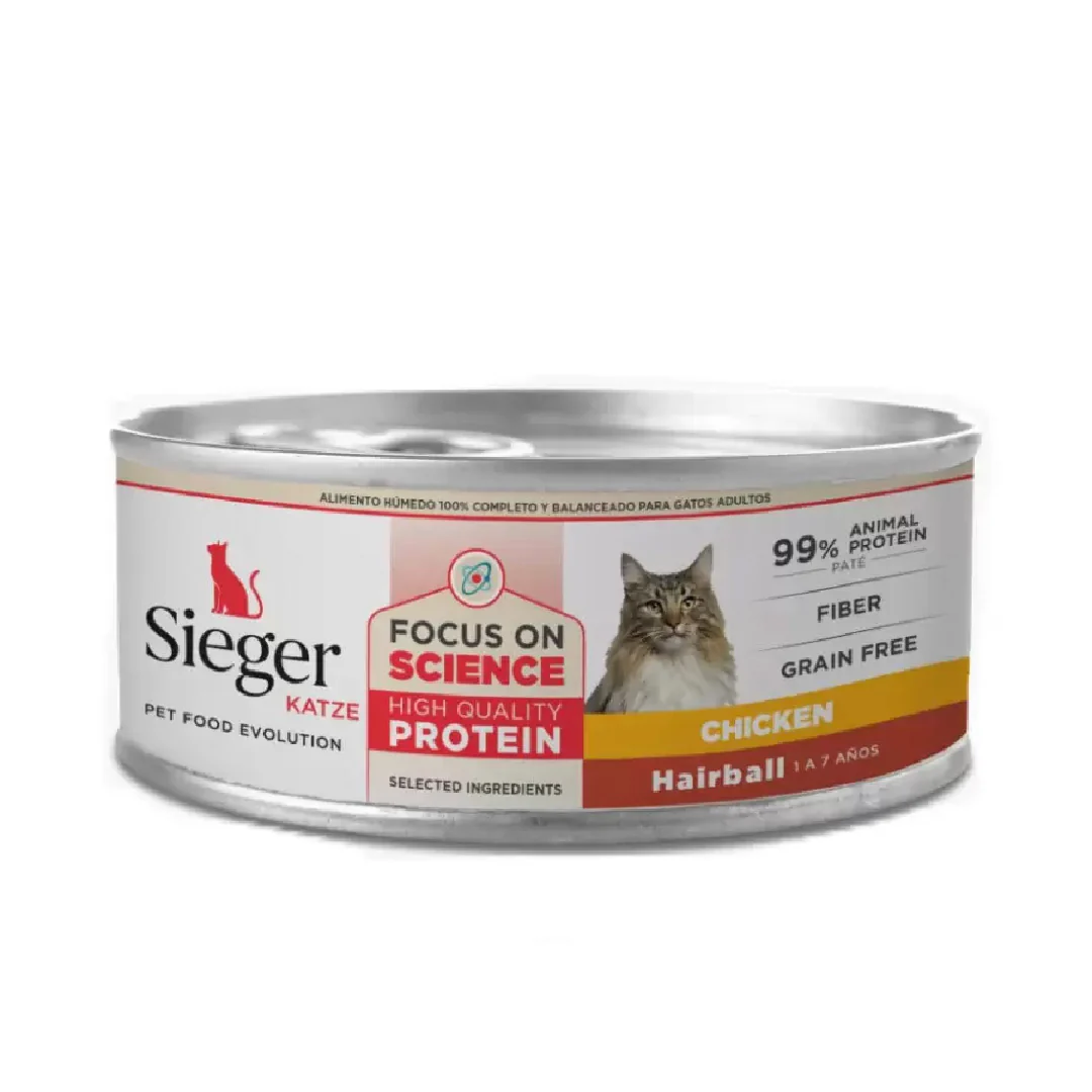 Lata Sieger Katze Gato Adulto Hairball Pollo - Image 2